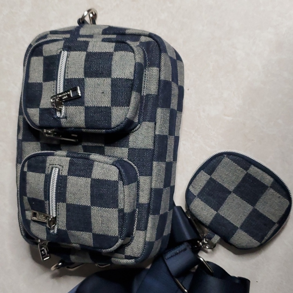 Madden Girl Denim Blue Crossbody